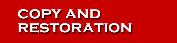 copy and restoration services specials